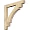 Ekena Millwork Merced Block Rough Sawn Bracket, Douglas Fir, 4"W x 36"D x 36"H BKT04X36X36MRC05RDF - alternate 1